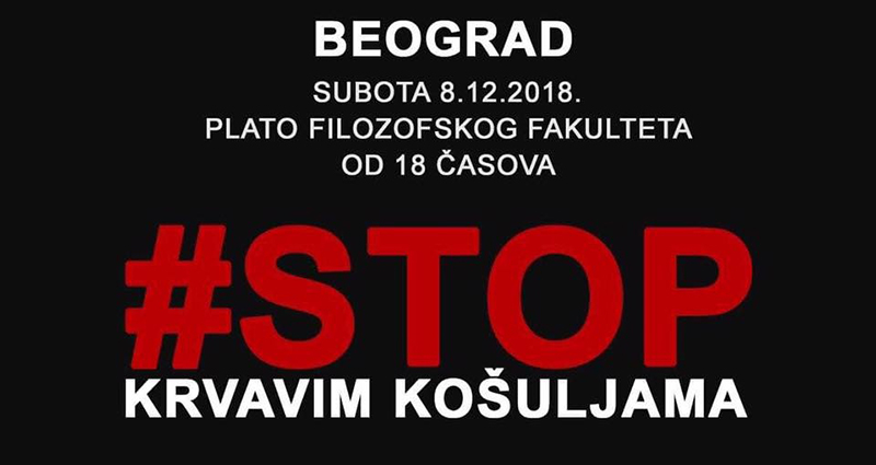 STOP krvavim košuljama