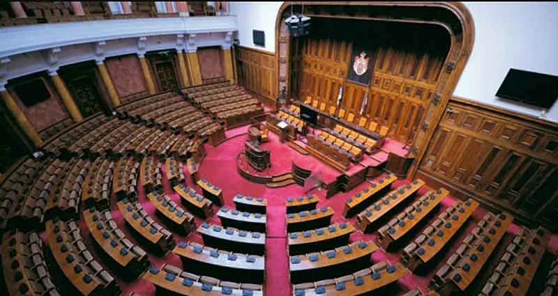 Velika plenarna sala Narodne skupštine Republike Srbije